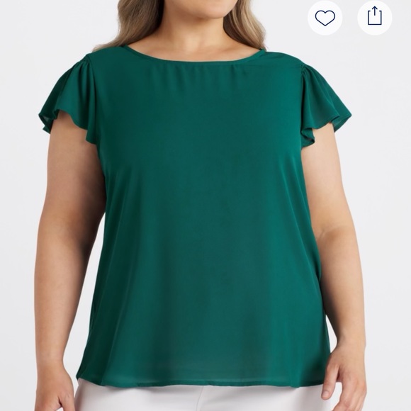 Flutter Sleeve Blouse - Picture 4 of 4